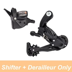 ZTTO MTB 9 단 자전거 크랭크 카세트 시프터 9 S 후방 변속기 9 단 그룹 세트 산악 자전거 체인 그룹 세트, 09 9S 40T Blacksilver