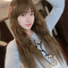 長捲髮公主蓬蓬波希米亞雨絲頭，韓國流行髮飾，快速打造浪漫捲髮造型【MA002】, 1個, 亞麻色