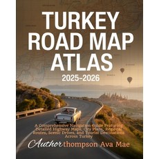 (英文圖書)Turkey Road Map Atlas 2025-2026: A Comprehensive Navigation Guide Featuring Deta... 平裝版, Independently Published, 英文