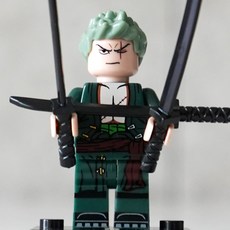 핸드브릭 팩토리 커스텀 미니브릭 피규어 원피스 해적 호환 블록호환, 003. 조로, 1개