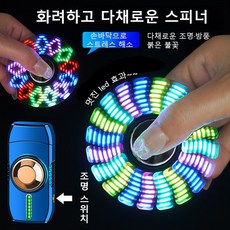 메탈 스마트 음성 인식 점화기 음성제어 라이타 방풍 라이타터치형 충전식 점화기, 블루 아이스, 1세트