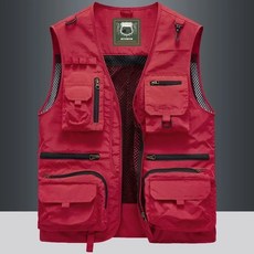 휠렉스 남성용 다용도 멀티포켓 캠핑 낚시 작업복 W22