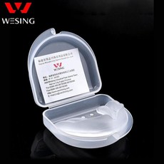 WESING 運動護齒, 1個, 單麵-透明磨砂款（一套）