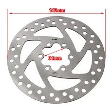 스테인리스강 브레이크 디스크 산악 자전거 오일 전기 스쿠터 140mm, 04 C