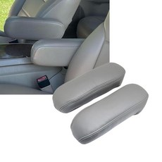 FZJDSD 다크 그레이 가죽 시트 팔걸이 커버 포드 F250 F350 익스커션 라리엇 1999 2000 2001 2002 2003 2004 2005 2006 2007과 호환