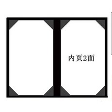 색부족 검사책 검사표 혼합 검사 이시하라색약 색맹, 1 블랙 2면 시트 (사이즈는 인서트 사이즈), 210x297mm, 가죽, 1개