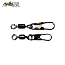 한치/오모리 자작채비 롤링 라운드 스냅도래 20개입 선상 채비 소품 바다 낚시, 1개