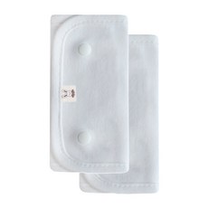 아기띠 커버 침받이 에르고 호환 힙시트 침패드 카시트 안전벨트 커버, 아이보리 침받이, 1개