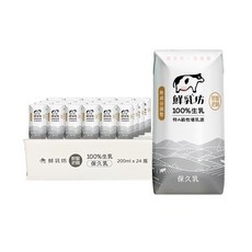 鮮乳坊 100%生乳保久乳 特A級牧場乳源, 4800毫升, 200ml