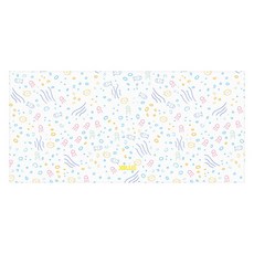 XBL-5550-01 젤리씨 샤벳 습식 타올, 1, 화이트, 1개