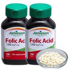 자미에슨 엽산 캐나다 정품 여성필수 영양제 프리미엄 ss4928374, 100회분, 1박스