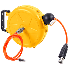 kroshine 자동 에어릴 에어호스 릴 벽걸이 8mm x 10m, 1개