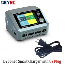 SKYRC D200neo 퀵 충전기 AC 200W DC 1-6S 리포 배터리 밸런스 다기능 스마트, 01 CHINA, 01 US Plug