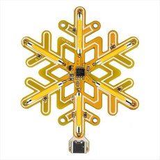 스노우 플레이크 램프 터치 스티 플레스 디밍 터치 나이트 라이트 디예 키트 DIY 크리스마스 장식을위한 낭만적 인 선물 케이스없이 낭만적 인 선물, 비, 사진 색상