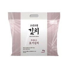 조선호텔김치 4kg 프리미엄 국내산 재료사용, 1개