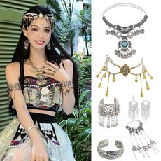 알라딘 자스민 공주 머리장식 악세사리 여행 이국적인, 매우 아름다운 6 피스 세트 비 품질 및 반품을 지원하