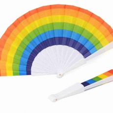 접이식 무지개 부채 욕실거울