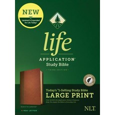 (영문도서)NLT Life Application Study Bible Third Edition Large Print (Red Letter... Imitation Leather, Tyndale House Publishers, English, 9781496443861