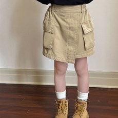 兒童春夏新款裙子女童洋氣百搭工裝風短裙兒童韓版春秋半身裙
