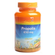 THOMPSON 蜂膠膠囊 650mg, 100顆, 1罐