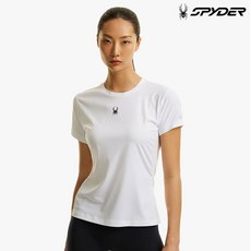 [스파이더] 여성 러닝 프로웹 그래픽 로고 티셔츠 SPHMCNRS281WWHT 555315