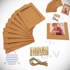 걸이용 종이액자 10p세트 종이프레임 포토가랜드, 10개