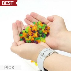 로넬리빙 만들기 공예 ORBEEZ 오르비즈 수정토 100g 8색 택1 화분데코 젤리볼 재료, PL943 노랑 봉지포장 10봉