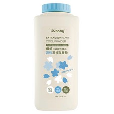 us baby 優生 日本吉野櫻花涼性玉米爽身粉 150g, 1個, 150g, 優生日本吉野櫻花涼性玉米爽身粉