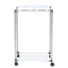 3단 분리 수거함 비닐 탈부착 이동식 재활용 쓰레기 수납 함, 분리수거함스티커O, 분리수거함스티커O