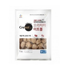 CJ 크레잇 으라차차 미트볼 1kg, 1세트