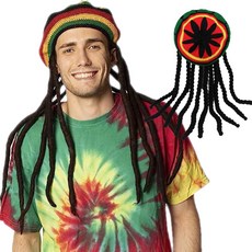 자메이카 레게 베레모 파티모자 드레드머리 코스프레 소품 쓸데없는선물