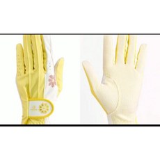 ARTINN Sweety女款高爾夫手套(雙)零碼特惠，舒適透氣，提升握感, 1個, 花漾黃/18號