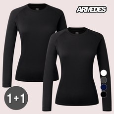 아르메데스 여성용 기모 발열내의 상의 AR R37 2p