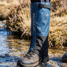 코차이 보온 통기성 아웃도어 등산 트레킹 스키 스패츠 방수 방풍 미끄럼방지 발토시, 블루