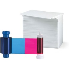 매직카드 MA00YMCKO 컬러 리본 YMCKO 보드노 CR80 30밀리 그래픽 품질 PVC 카드가 포함된 00장의 프린트 수량 00장