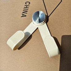 壁掛式免打孔鍋蓋架收納架, 米白色*[新款電鍍蓋銀白, 1套