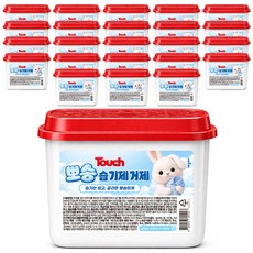 제습제 터치 물먹는 뽀송 습기제거제 옷장제습, 24개, 250ml