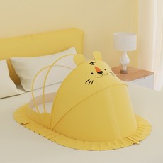 嬰兒蚊帳罩蒙古包可伸縮全罩式防蚊罩兒童可摺疊免安裝家用蚊帳, 小老虎長鼻子【200起批】