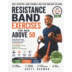 (영문도서)Resistance Band Exercises For Men Above 50: Build Real Muscle Protect Your Join... Paperback, Independently Published, English, 9798198226685 Independently Published, English, 9798198226685