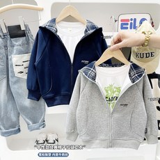 男童裝2025新款衛衣港風寬鬆中大童連帽衛衣開衫潮流帥氣ins外套