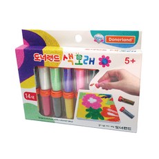 도너랜드 색모래 14색 물풀포함 1세트, 1개