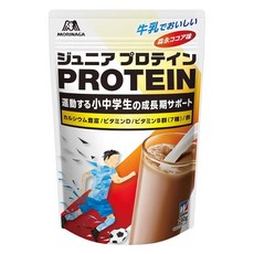 모리나가 제과 모리나가 주니어 단백질 코코아 맛 240g 약 12회분 위더 모리나가 코코아 칼슘·비타민·철분 배합 합성 감미료 미사용, 1개, 1g