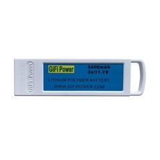 12개 11.1V 5400mAh GIFI 3s 업그레이드 플라이트 리포 배터리 Yuneec Q500Q500Q500 4KQ500 PRO 4K RC 드론용, 1)하얀색
