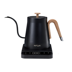 日本 NICOH 電溫控鶴嘴手沖細口壺 NK-T80 (0.8L 316不鏽鋼), 1個, 手沖壺+底座, 0.8L