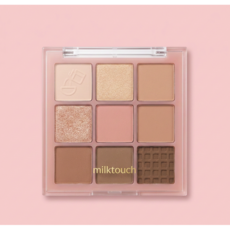 밀크터치 milktouch 톤 온 섀도우 팔레트, 1개, 02 원 모어 핑크 스푼
