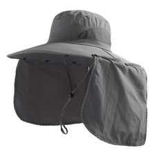 창넓은 UV차단 햇빛가리개 농부 와이드 농사용모자 san+029mA