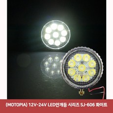 (MOTOPIA) 12V-24V LED안개등 시리즈 SJ-606 화이트, 상세페이지 참조, 1개