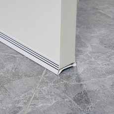 帶毛氈門底密封條 擋風降噪入戶木門膠條 門縫防漏風密封條 防風保暖, 1個, 白色