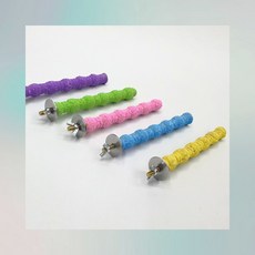 베러알 앵무새 횃대 횟대 새 놀이터 나무 발톱갈이, 1개, 앵무새횟대놀이터