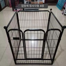 난로 펜스 안전 바 주차장 주차차단기 휀스 주차장게이트, 1개, 블랙 50 x 60cm 4패널 두꺼운